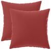 vidaXL Pagalvėlės užvalkalas 2 pcs HEERLEN Vyno raudona 30 x 30 cm
