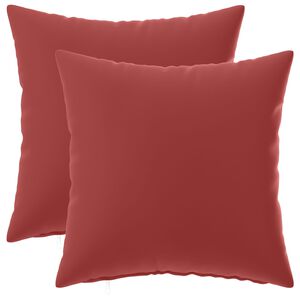 vidaXL Pagalvėlės užvalkalas 2 pcs HEERLEN Vyno raudona 30 x 30 cm