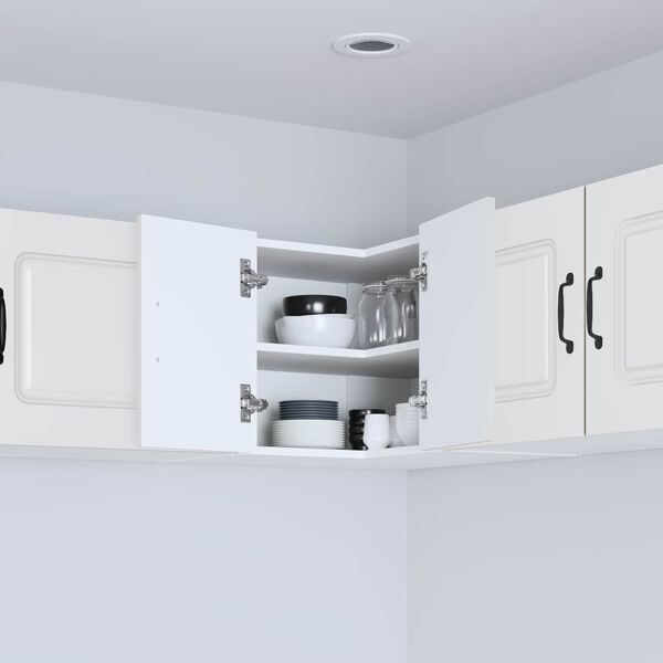 vidaXL Virtuvės spintelė Kalmar Balta 57 x 57 x 40 cm Apdirbta mediena