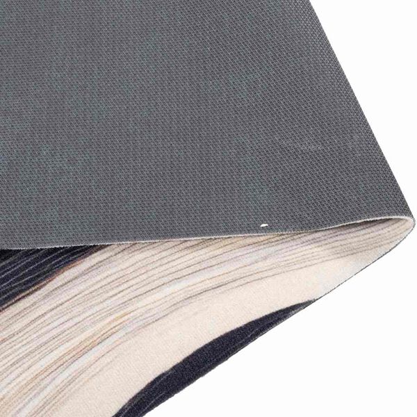 vidaXL Virtuvės kilimas Juoda 300 x 60 cm Aksomas