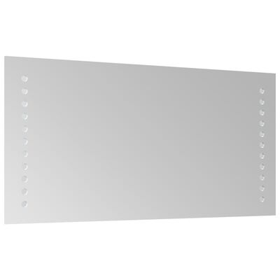 vidaXL Vonios kambario LED veidrodis, 40x20cm