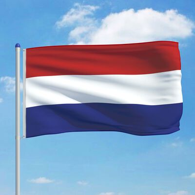 vidaXL Olandijos vėliava su stiebu, aliuminis, 6m