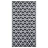 vidaXL Lauko kilimas, ARAKIL juodos spalvos, 160x230cm, PP