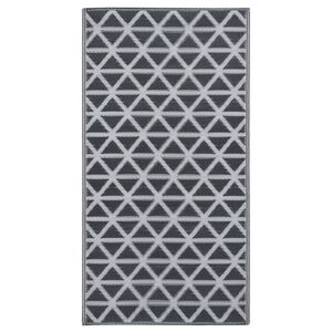 vidaXL Lauko kilimas, ARAKIL juodos spalvos, 160x230cm, PP