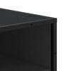 vidaXL Batų lentyna Juoda 48x38x97,5 cm Inžinierinė mediena