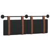 vidaXL Kabantysis galvūgalis Juodas 130 x 55 x 5 cm Antikinis PU