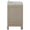vidaXL Skalbyklos spintelė, smėlio spalvos, 60x51x89cm
