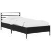 vidaXL Lovos rėmas Juodojo ąžuolo 80 x 200 cm Apdirbta mediena
