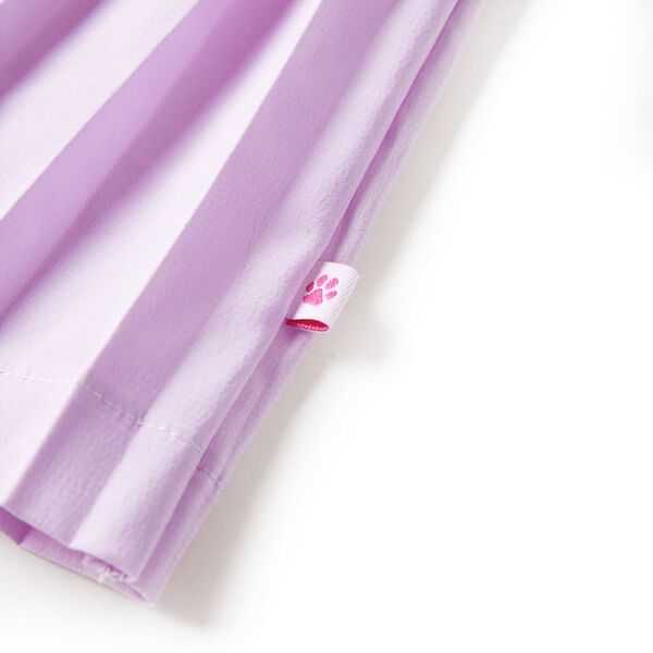 Vaikiškas klostuotas sijonas, alyvinės spalvos, 128 dydžio