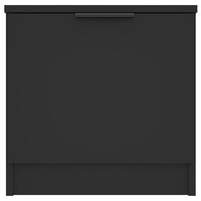 vidaXL Naktinės spintelės, 2vnt., juodos spalvos, 40x39x40cm