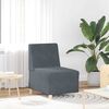 vidaXL Modulinis sofa vienetas be rankų 2 pcs Tamsiai pilka