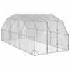 vidaXL Chicken Run 2,5x6x2,25 m cinkuotas plienas
