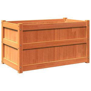 vidaXL Sodo lovelis, va&scaron;ko rudas, 90x50x50cm, pu&scaron;ies medienos masyvas