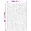 vidaXL Kilimas HUARTE, rausvos spalvos, 200x280cm, trumpi &scaron;ereliai