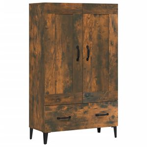 vidaXL Komoda, dūminio ąžuolo spalvos, 70x31x115cm, apdirbta mediena