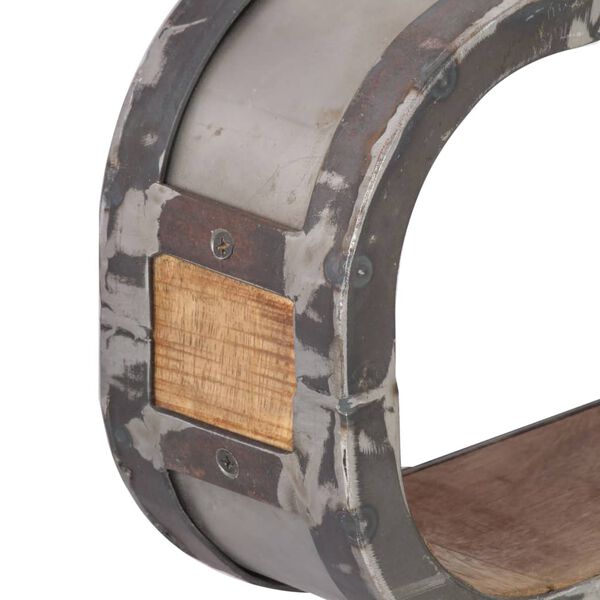 vidaXL Sieninių lentynų komplektas, 3 dalių, mango medienos masyvas