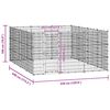 vidaXL Lauko voljeras šunims, plienas, 14,52m²