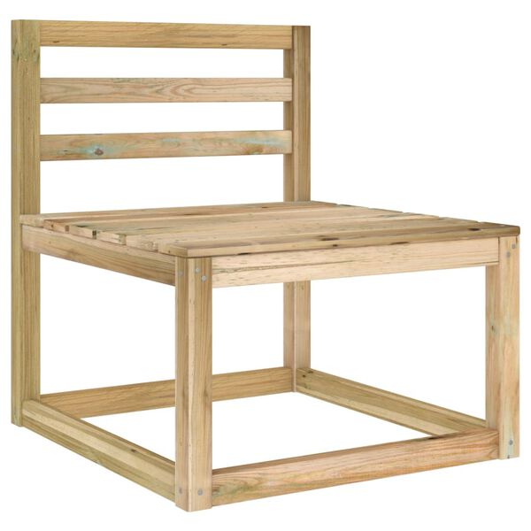 vidaXL Sodo poilsio komplektas su smėlio spalvos pagalvėlėmis, 3 dalių