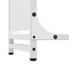 vidaXL Stovas malkoms, balta, 44x28x65 cm, šaltai valcuotas plienas