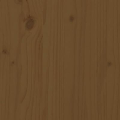 vidaXL Vidurinė sodo sofos dalis, medaus ruda, 120x80cm, pušis
