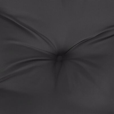 vidaXL Sodo suoliuko pagalvėlė, juodos spalvos, 150x50x7cm, audinys
