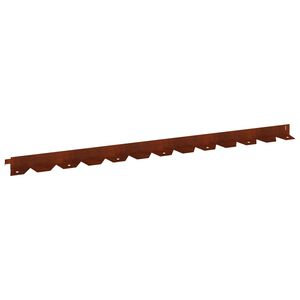 vidaXL Vejo kra&scaron;tas 10 vnt. 102 x 4 x 4 cm Plienas Rūdijanti