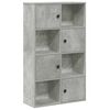 vidaXL Knygų spinta, betono pilka, 60x24x101,5cm, apdirbta mediena