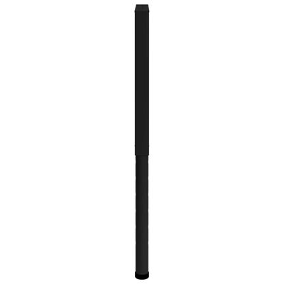 vidaXL Darbastalio rėmai, 2vnt., juodi, 55x(69-95,5)cm, metalas