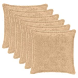 vidaXL Pagalvėlės užvalkalas 6 vnt. HOUTEN Kreminė 30 x 30 cm