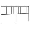 vidaXL Metalinis pakaitinis galvūgalis, juodos spalvos, 200cm