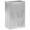 vidaXL Sodo vazonas Sidabrinė 50 x 30 x 75 cm Galvanizuotas plienas