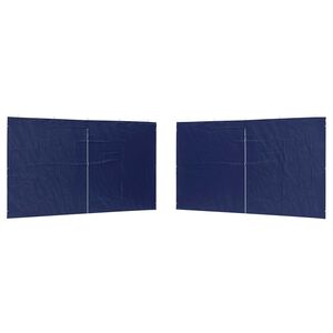 vidaXL &Scaron;ventinės palapinės &scaron;oninė siena 2 pcs Mėlyna 400 x 195 cm
