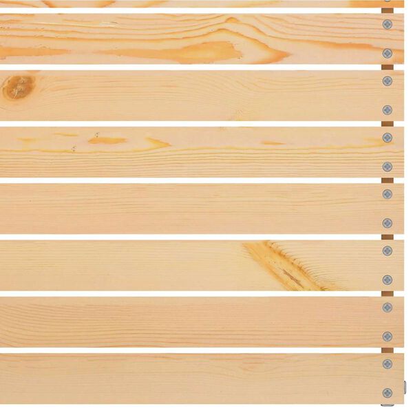 vidaXL Vidurinė sodo sofos dalis, pušies medienos masyvas