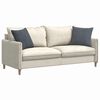 vidaXL Sofa Pagalvės 2 pcs Tamsiai pilka 45 x 45 cm Kordūrinis audinys
