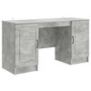 vidaXL Stalas Betono pilka 142,5 x 50 x 75 cm Apdirbta mediena