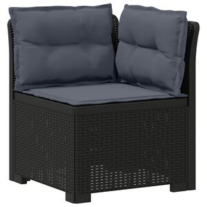 vidaXL 1-Vietis Sodo Sofas su Pagalvėlėmis, Atrodo kaip Ratano PP