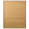 vidaXL Bambukinis kilimas, 160x230 cm, rudas