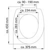SCH&Uuml;TTE Klozeto sėdynė su soft-close mechanizmu WATER LILY