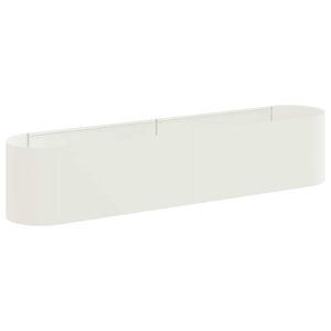 vidaXL Pakelta sodo lova Balta 200 x 40 x 40 cm