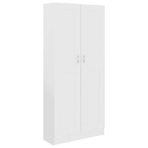 vidaXL Spintelė knygoms, balta, 82,5x30,5x185,5cm, apdirbta mediena