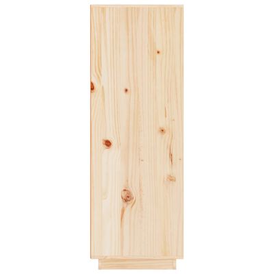 vidaXL Komoda, 60x40x116,5cm, pušies medienos masyvas
