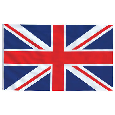 vidaXL JK vėliava su stiebu, aliuminis, 5,55m