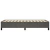 vidaXL Lovos rėmas be čiužinio, tamsiai pilkas, 80x200cm, aksomas