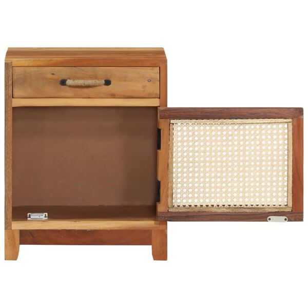 vidaXL Naktinė spintelė, 40x30x50cm, perdirbtos medienos masyvas