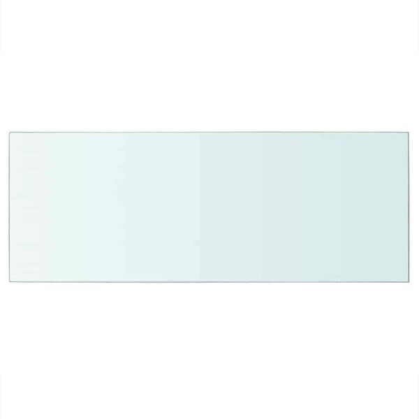 vidaXL Lentynos, 2vnt., skaidrios, 60x25cm, stiklo plok&scaron;tė (243825x2)