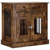 vidaXL &Scaron;unų narvas baldams Dūminio ąžuolo 80 x 47,5 x 80 cm