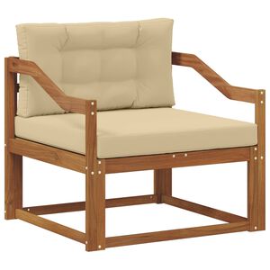 vidaXL Lauko Vidurinis Sofa Natūrali