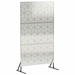 vidaXL Privatumo žaliuzės 100 x 50 x 180 cm Nerūdijantis plienas