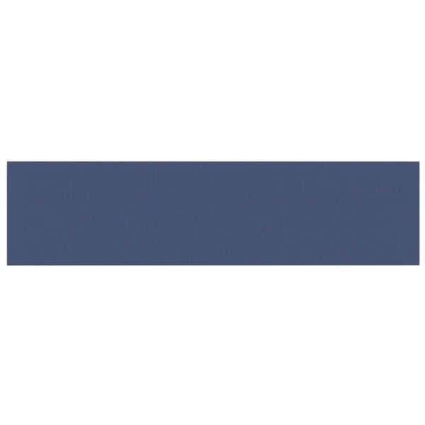vidaXL Sienų plokštės, 12vnt., mėlynos, 60x15cm, audinys, 1,08m²