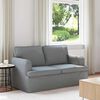 vidaXL Sofa &Scaron;viesiai pilka 144 x 80 x 85 cm audinys